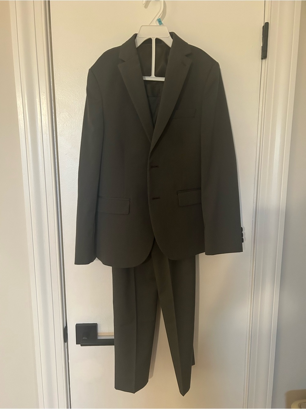 Boy’s Classic Gray Two-Piece Suit - Tailored Blazer & Trousers